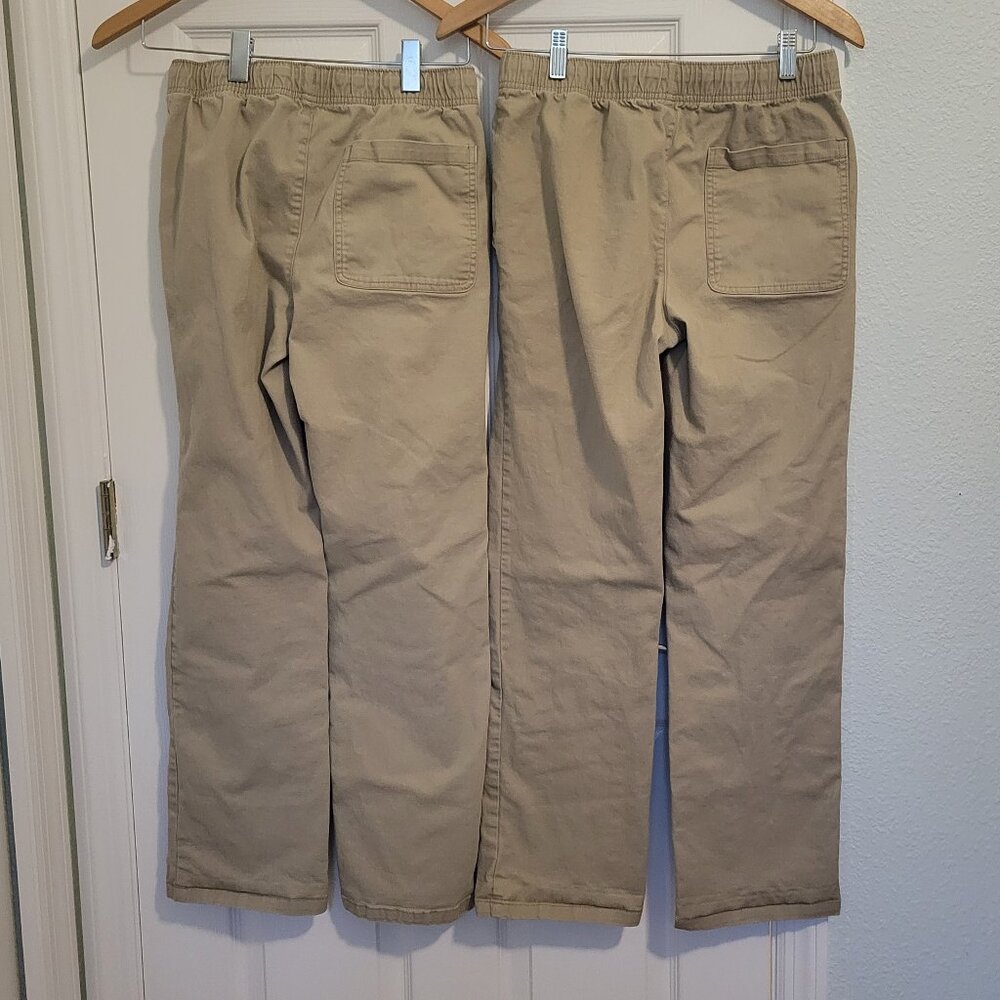 Lot of 4 - Old Navy Boys XXL 18 Jogger & Straight Built in Flex Pants Bundle Set - Picture 3 of 7